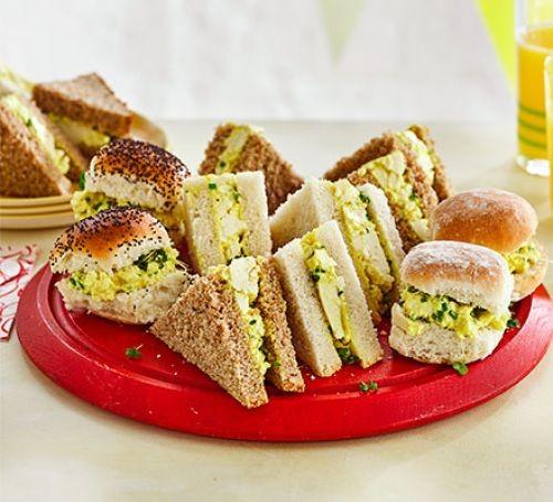 Selection of classic vegetarian sandwiches