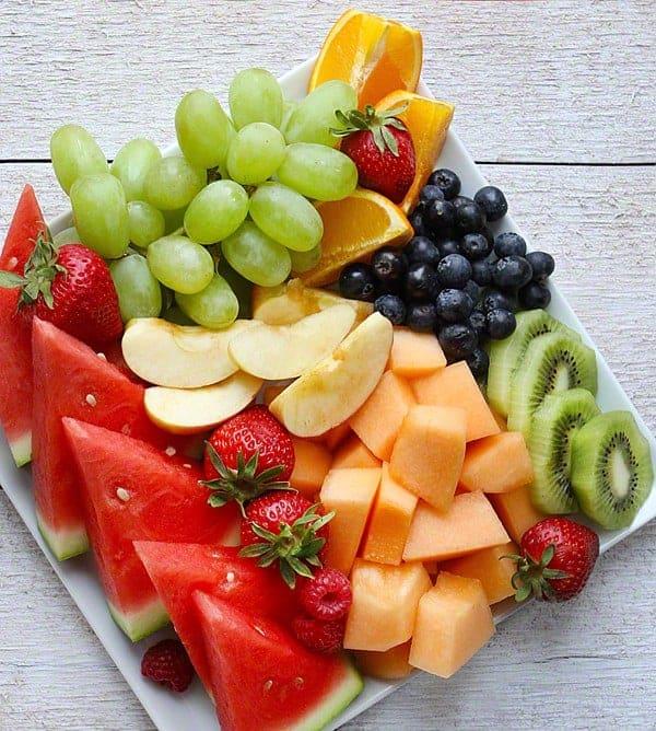 Fresh fruit platter